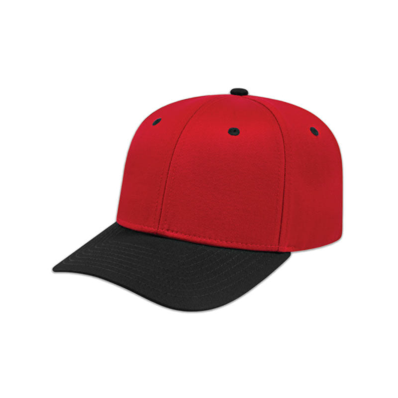 Original Poly/Cotton Snap Back Cap - Red/Black