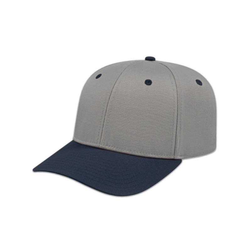 Original Poly/Cotton Snap Back Cap - Silver/Navy