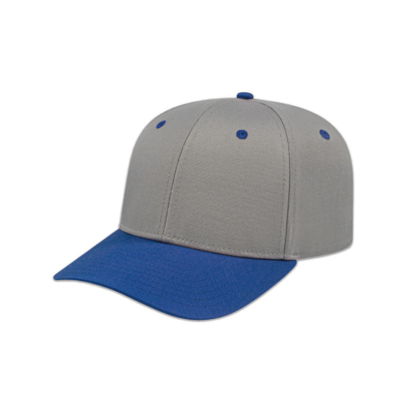 Original Poly/Cotton Snap Back Cap - Silver/Royal